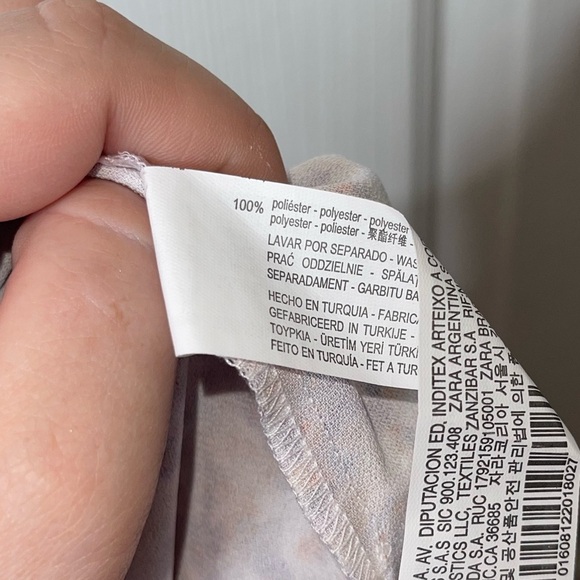 NWT ZARA Floral High Waisted Paperbag Shorts Small Blogger Favorite - Picture 10 of 10